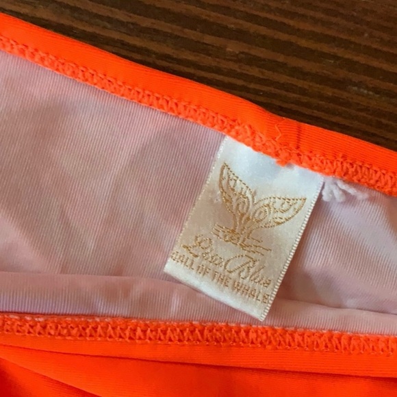 NWOT Sexy Neon Orange Whale logo bikini set Free Shipping - Picture 5 of 6